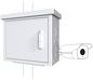 Lanview by Logon Midi Radius Pole Mounted CCTV Cabinet For 4 cameras