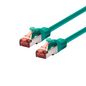 LOGON PROFESSIONAL PATCH CABLE CAT6 F/UTP - 0.5M GREEN