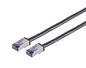 Lanview CAT6A S/FTP High-Flex Network Cable 50cm, Black
