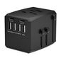 MicroConnect World Travel Adapter, 4 USB A and 2 USB C port