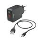 Hama 4 Mobile Device Charger Black Indoor