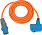 Brennenstuhl ,5 1167650510 Adattatore Cee 16 A 230 V Power Extension 10 M 1 Ac Outlet(S) Outdoor Black, Blue, Orange