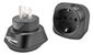 ANSMANN Power Plug Adapter Type A Type C (Europlug) Black