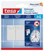 Tesa Self-Adhesive Label Rectangle Permanent White
