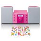 Lenco Portable Stereo System Digital 4 W Pink