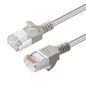 MicroConnect CAT6A U-FTP Slim, LSZH, 1m Network Cable, Grey