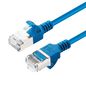 MicroConnect CAT6A U-FTP Slim, LSZH, 2m Network Cable, Blue