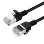 MicroConnect CAT6A U-FTP Slim, LSZH, 2m Network Cable, Black