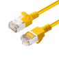 MicroConnect CAT6A U-FTP Slim, LSZH, 2m Network Cable, Yellow