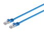 MicroConnect RJ45 Patch Cord S/FTP w. CAT 7 raw cable, 3m, Blue