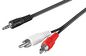 Goobay LOGON 3.5MM JACK (3-PIN) TO RCA MALE TO 2X MALE - 10M