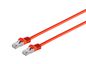 MicroConnect RJ45 Patch Cord S/FTP w. CAT 7 raw cable, 3m, Red