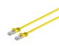 MicroConnect RJ45 Patch Cord S/FTP w. CAT 7 raw cable, 1m, Yellow