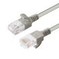 MicroConnect CAT6a U/UTP SLIM Network Cable 0.5m, Grey