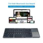 CoreParts Foldable wireless keyboard with touch, Dark Grey<br><br>Unfolded size: L304.5mm*W97.95mm*H8mm<br>Folded size: L152mm*W97*H18mm<br>Material: ABS Plastic<br>Weight: 197.3g<br>Bluetooth Version: 3.0<br>Charging time: < 2 Hours<br>Work Distance: <15 M<br>Standby current: 0.25 mA<br>Dormant current: 60 μA<br>Working Hours: 45 Hours<br>Sleep Time: 10 Mins<br>Working Voltage: 3.7V<br>Working current when using buttons: <3 mA<br>Working current when using touchpad: <8.63 mA<br>Number of buttons: 64<br>Wake up method: Any Key<br>Size of packing: 202*105*17mm<br>QTY of CTN: 60PCS<br>Size of CTN: 412*290*240mm<br>G.W.: 16KG