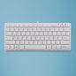 R-Go Tools R-Go Compact Keyboard, QWERTZ (DE), white, wired