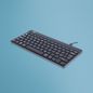 R-Go Tools R-Go Compact Break Keyboard, QWERTY (ND), black, wired