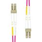 ProXtend LC-LC UPC OM4 Duplex MM Fiber Cable 4M. Cable length: 4 m, Fibre optic type: OM4, Connector 1: LC/UPC, Connector 2: LC/UPC, Core diameter: 50 µm, Connector gender: Male, Full duplex
