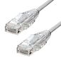 ProXtend Ultra Slim CAT6 U/UTP CU LSZH Ethernet Cable Grey 1m
