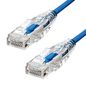 ProXtend Ultra Slim CAT6A U/UTP CU LSZH Ethernet Cable Blue 4m