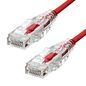 ProXtend Ultra Slim CAT6 U/UTP CU LSZH Ethernet Cable Red 50cm