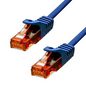 ProXtend CAT6 U/UTP CU LSZH Ethernet Cable Blue 75cm
