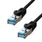 ProXtend CAT6A S/FTP CU LSZH Ethernet Cable Black 30cm