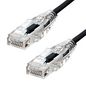 ProXtend Ultra Slim CAT6A U/UTP CU LSZH Ethernet Cable Black 4m