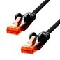 ProXtend CAT6 U/UTP CCA PVC Ethernet Cable Black 3m