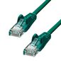 ProXtend CAT5e U/UTP CCA PVC Ethernet Cable Green 25cm