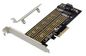 ProXtend PCIe X4 M.2 NGFF SSD SATA adapter Card. Host interface: PCIe, Output interface: M.2, Expansion card form factor: Full-height / Full-length. Product colour: Silver, Black, Gold, Purpose: PC, Country of origin: China. Windows operating systems supported: Windows 8,Windows 8.1,Windows 10, Server operating systems supported: Windows Server 2012 R2