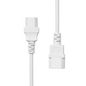 ProXtend Power Extension Cord C13 to C14 0.5M White