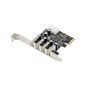 ProXtend PCIe MCS9990 USB 2.0 Card 4 Port. Host interface: PCIe, Output interface: USB 2.0, Expansion card form factor: Full-height / Full-length. Product colour: Silver, Black, Purpose: PC, Country of origin: China. Windows operating systems supported: Windows 98,Windows Vista,Windows 7,Windows 8, Server operating systems supported: Windows 2000 Server,Windows Server 2003,Windows Server 2007