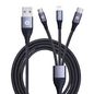 Garbot Garbot Grab&Go 1.2m M/LTG/C in 1 USB Cable Black