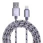 Garbot Garbot Grab&Go 1m Braided Lightning Cable Silver