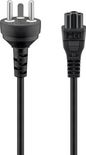 Goobay Mains Connection Cable Denmark, 2 M, Black