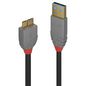 Lindy 2M Usb 3.2 Type A To Micro-B Cable, Anthra Line