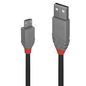 Lindy 2M Usb 2.0 Type A To Micro-B Cable, Anthra Line