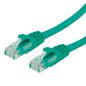 Value Utp Cable Cat.6, Halogen-Free, Green, 3M