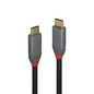 Lindy 1M Usb 3.2 Type C Cable, 5A Pd, Anthra Line