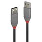 Lindy 1M Usb 2.0 Type A Cable, Anthra Line