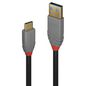 Lindy 0.5M Usb 3.2 Type A To C Cable, 5A Pd, Anthra Line