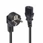 Lindy 3M Schuko 2 Pin Plug To Iec C13 Power Cable, Black