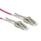 Roline Fo Jumper Cable 50/125µm Om4, Lc/Lc, Low-Loss-Connector, For Data Center 0,5M