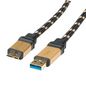 Roline Gold Usb 3.0 Cable, Type A M -Micro B M 0.8 M