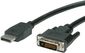 Value Video Cable Adapter 1.5 M Displayport Dvi Black