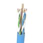 BKT Elektronik Cat.6 cable, U/UTP, BKT 405, LSHF, solid wire, blue, Dca -s2,d2,a2 (box 305m)