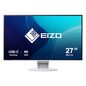 Eizo 27", 3840x2160, IPS, LED, USB C, 2x USB, DP 1.2, 2x HDMI, HDCP, RMS 2x 1 W, 3.5mm, AC 100-240 V 50/60 Hz, 611.4x367.3-545.2x230 mm, white