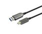 Vivolink USB-A to USB-C M/M Optic Fiber Cable 15m