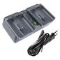 CoreParts Charger for Nikon Camera, with Euro AC Power Cord, Black, D2H, D2Hs, D2X, D2Xs, D3, D3S, D3X, F6